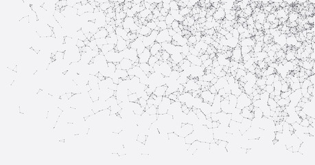 Network Mesh Procedural Art background illustration
