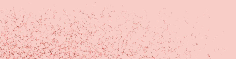 Network Mesh Procedural Art background illustration