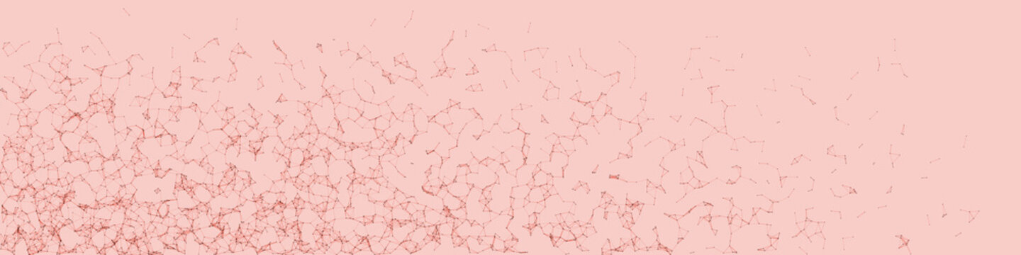 Network Mesh Procedural Art background illustration