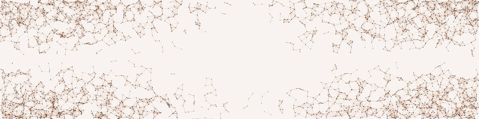 Network Mesh Procedural Art background illustration