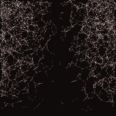 Network Mesh Procedural Art background illustration