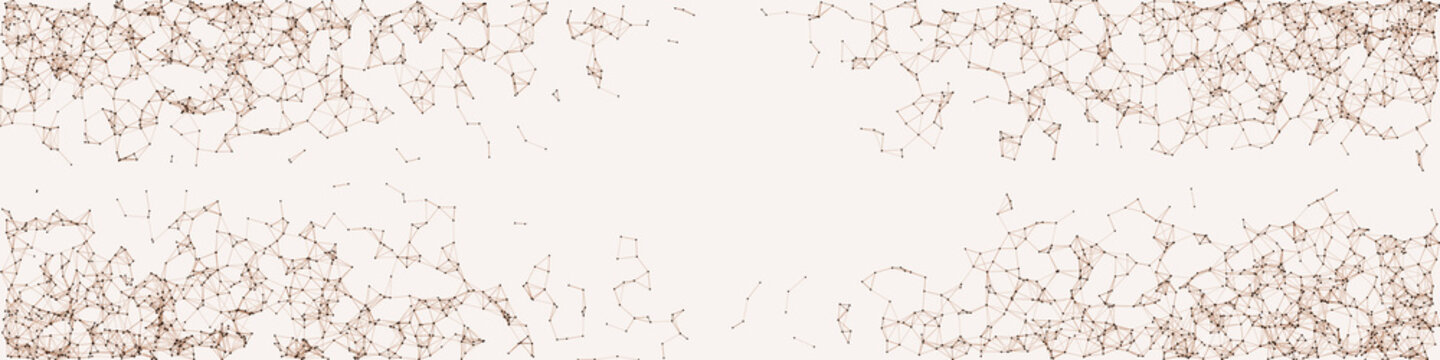 Network Mesh Procedural Art background illustration