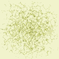 Network Mesh Procedural Art background illustration