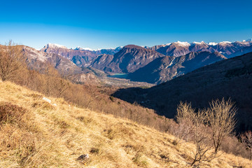 Panorama from the alpine peak