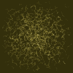 Network Mesh Procedural Art background illustration