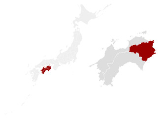 Obraz premium 【徳島県】 四国地方 日本