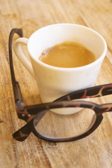 extra strong and creamy espresso