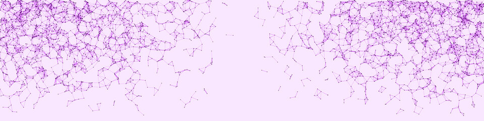 Network Mesh Procedural Art background illustration