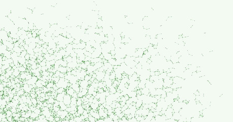 Network Mesh Procedural Art background illustration