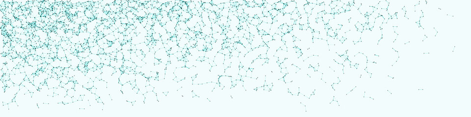 Network Mesh Procedural Art background illustration