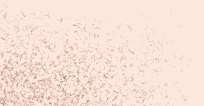 Network Mesh Procedural Art background illustration
