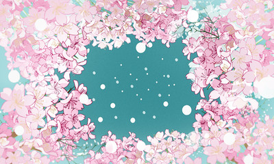 abstract wallpape  background with flowers place for your text