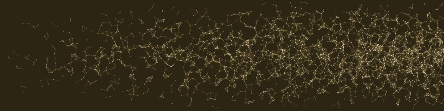 Network Mesh Procedural Art background illustration