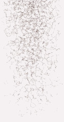 Network Mesh Procedural Art background illustration