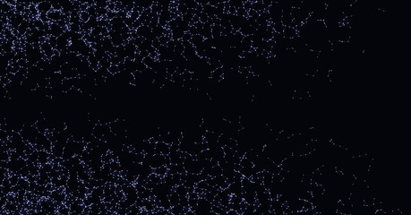 Network Mesh Procedural Art background illustration