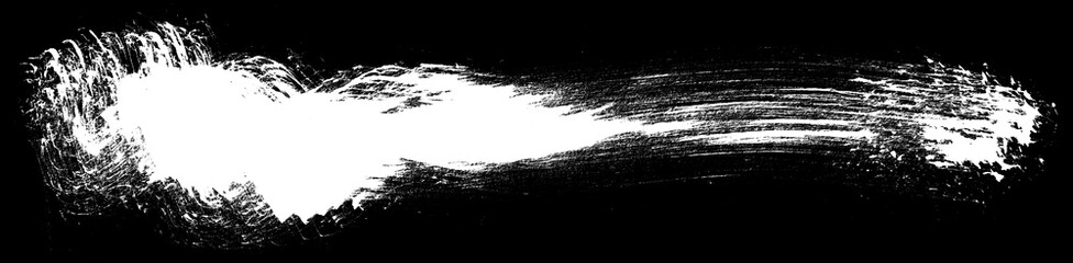 Brush paint strokes. Texture brushes and modern grunge brush lines. Ink brush artistic design element for frame design. Isolated elements set. Rough smears and stains