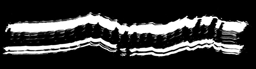 Brush paint strokes. Texture brushes and modern grunge brush lines. Ink brush artistic design element for frame design. Isolated elements set. Rough smears and stains