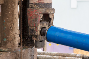 preparing for drilling