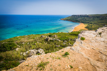 Fototapeta na wymiar Gozo beach