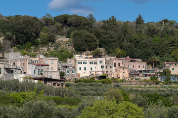 Fototapeta na wymiar Ancient village of Verezzi, Ligurian Riviera