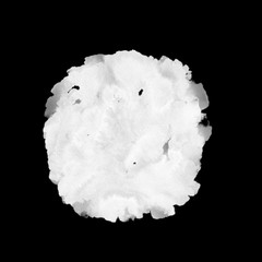 Wet ink geometric shape. Brush paint strokes. Texture brushes and modern grunge brush lines. Ink brush artistic design element for frame design. Isolated element.