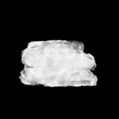 Wet ink geometric shape. Brush paint strokes. Texture brushes and modern grunge brush lines. Ink brush artistic design element for frame design. Isolated element.