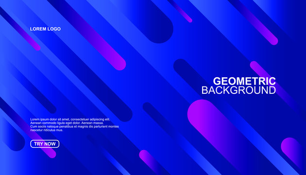 Minimal geometric background. Dynamic shapes composition. Eps10 vector.