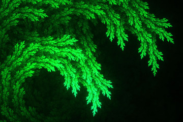 Fantasy colorful chaotic fractal texture.