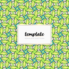 Background mandala seamless pattern vector