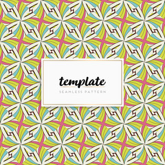 Background mandala seamless pattern vector