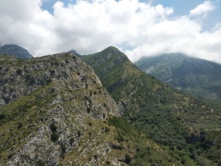 view of mountains