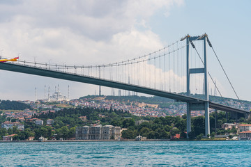 Bosphorus Bridge in Istanbul during daytime, Istanbul capital city of Turkey