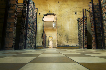 Tuol Sleng S21 Prison cells, Phnom Penh, Cambodia