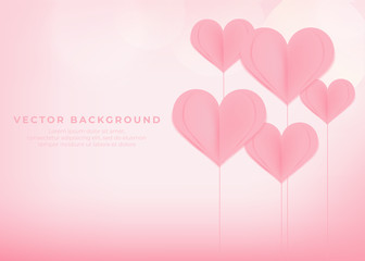 하트 벡터 배경