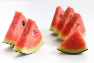 watermelon.  Fresh Watermelon on white background