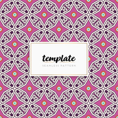 Background mandala seamless pattern vector