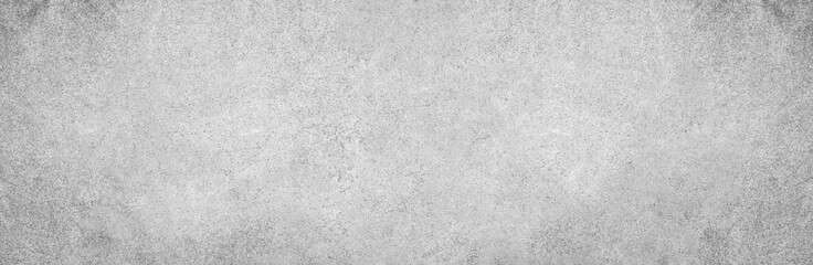Panoramic grey paint limestone texture background in white light seam home wall paper. Back flat wide concrete stone table floor concept surreal granite quarry stucco surface grunge panorama landscape - obrazy, fototapety, plakaty