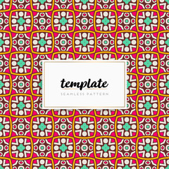 Background mandala seamless pattern vector