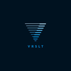 Initial Letter V Logo design