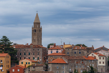 Fototapeta na wymiar View to medieval Labin town on Istria peninsula, Croatia