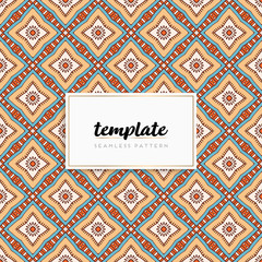 Background mandala seamless pattern vector