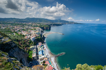 Sorrento / Italy 05.26.2015Panoramic view of the Sorrento coast