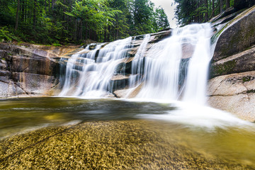 Waterfall on a creek in the mountains