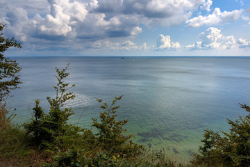 Ausblick vom Nationalpark Jasmund zur Ostsee auf der Insel Rügen