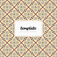 Background mandala seamless pattern vector