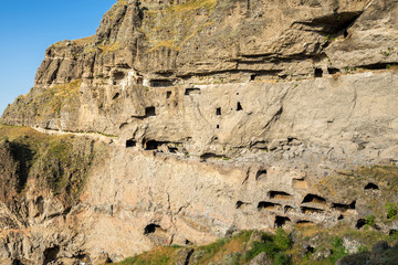 Cave Monastery Vanis Kvabebi in Samtskhe-Javakheti Province in Georgia.