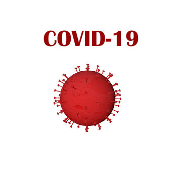 Coronavirus Covid-19. 3D illustration.