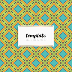 Background mandala seamless pattern vector