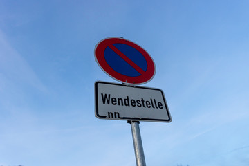 Parkverbot Wendestelle Verkehrszeichen