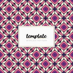 Background mandala seamless pattern vector